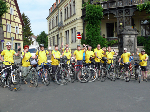 Bunt gemischtes Team zur Tour de Laubegast 2015