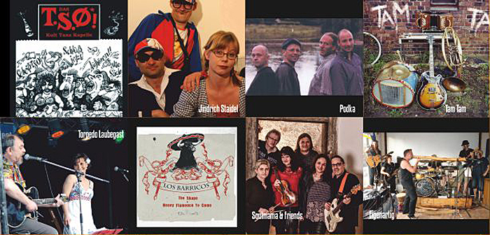 Bands zum Inselfest 2016