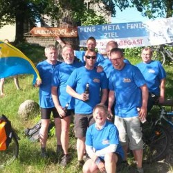 Ankunft in Lubogoszcz - nach Laubegast sind es 315 km